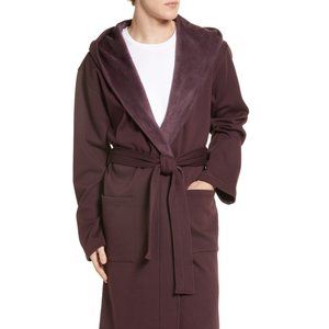 UGG® Men's 'Brunswick' DEEP BURGUNDY Cotton-Jersey Robe